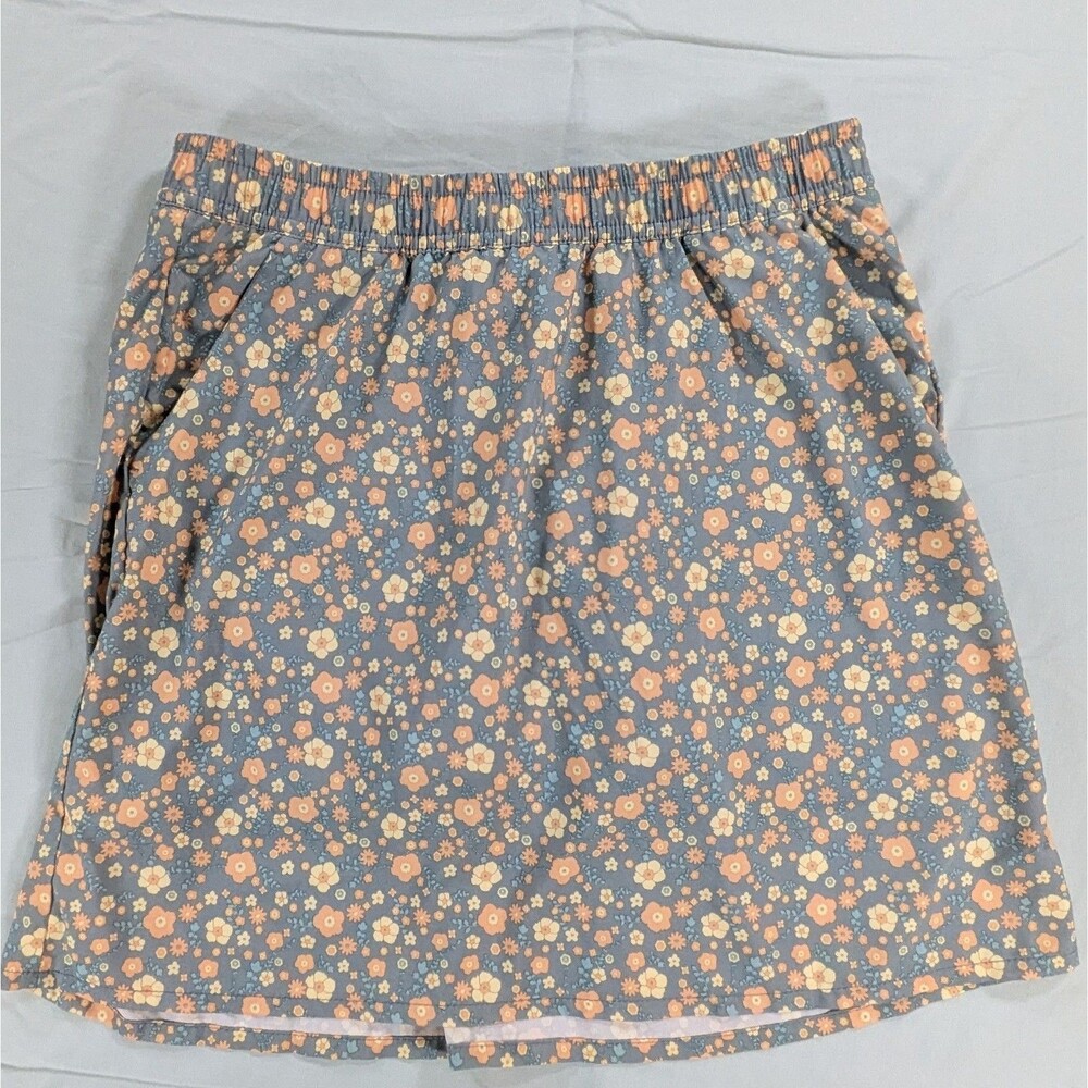 Pacific Trail Women Pull On Picklebal Skort Skirt Shorts Small Stretch Pockets